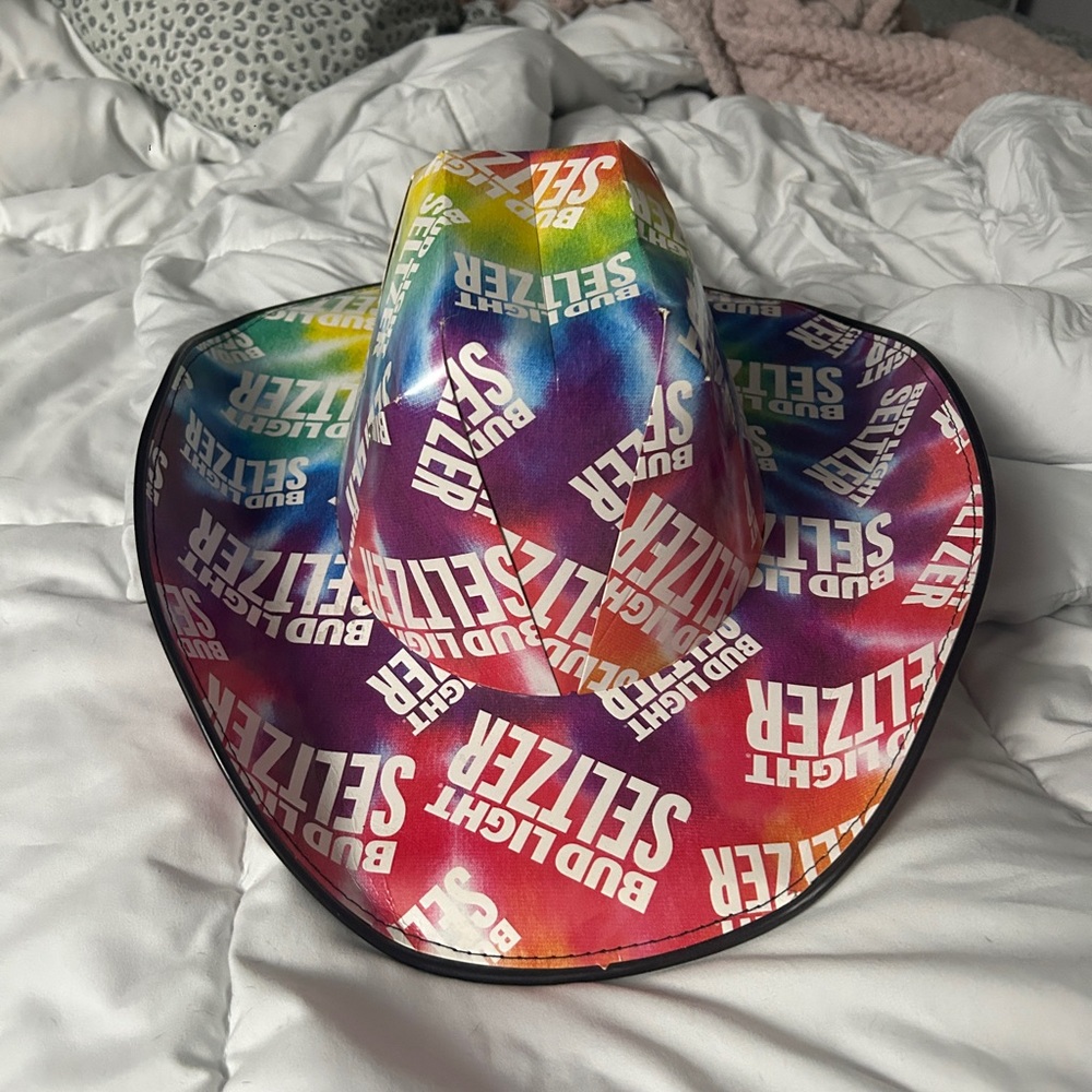 Bud Light Seltzer Multicolor Cowboy Hat